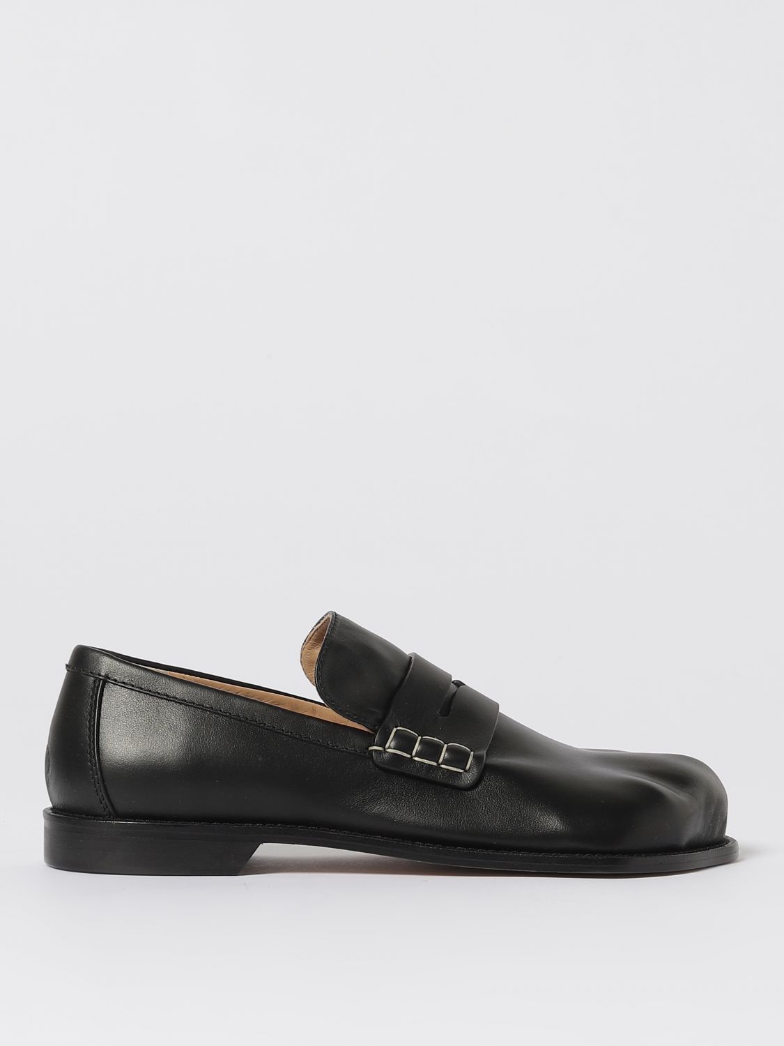 Jw Anderson J. W. Anderson Classic Black Leather Loafers In Black