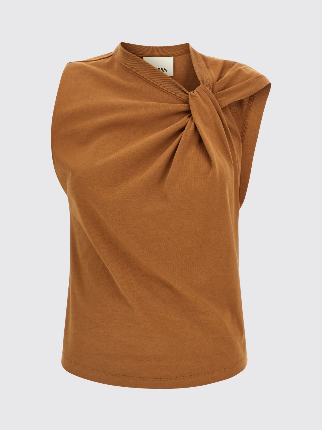 Isabel Marant Top Woman Color Brown In Gold