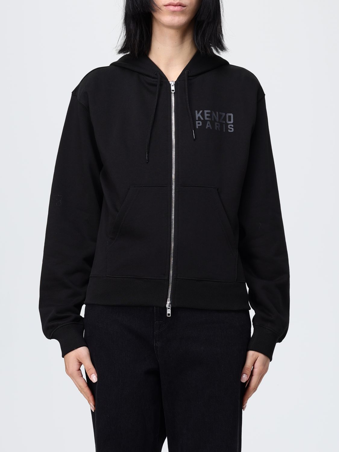 Kenzo Sweatshirt Woman Color Black In Black