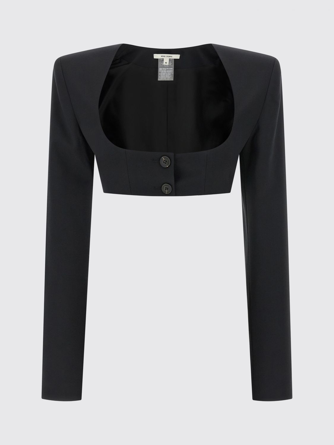 Nensi Dojaka Jacket  Woman Color Black In Black