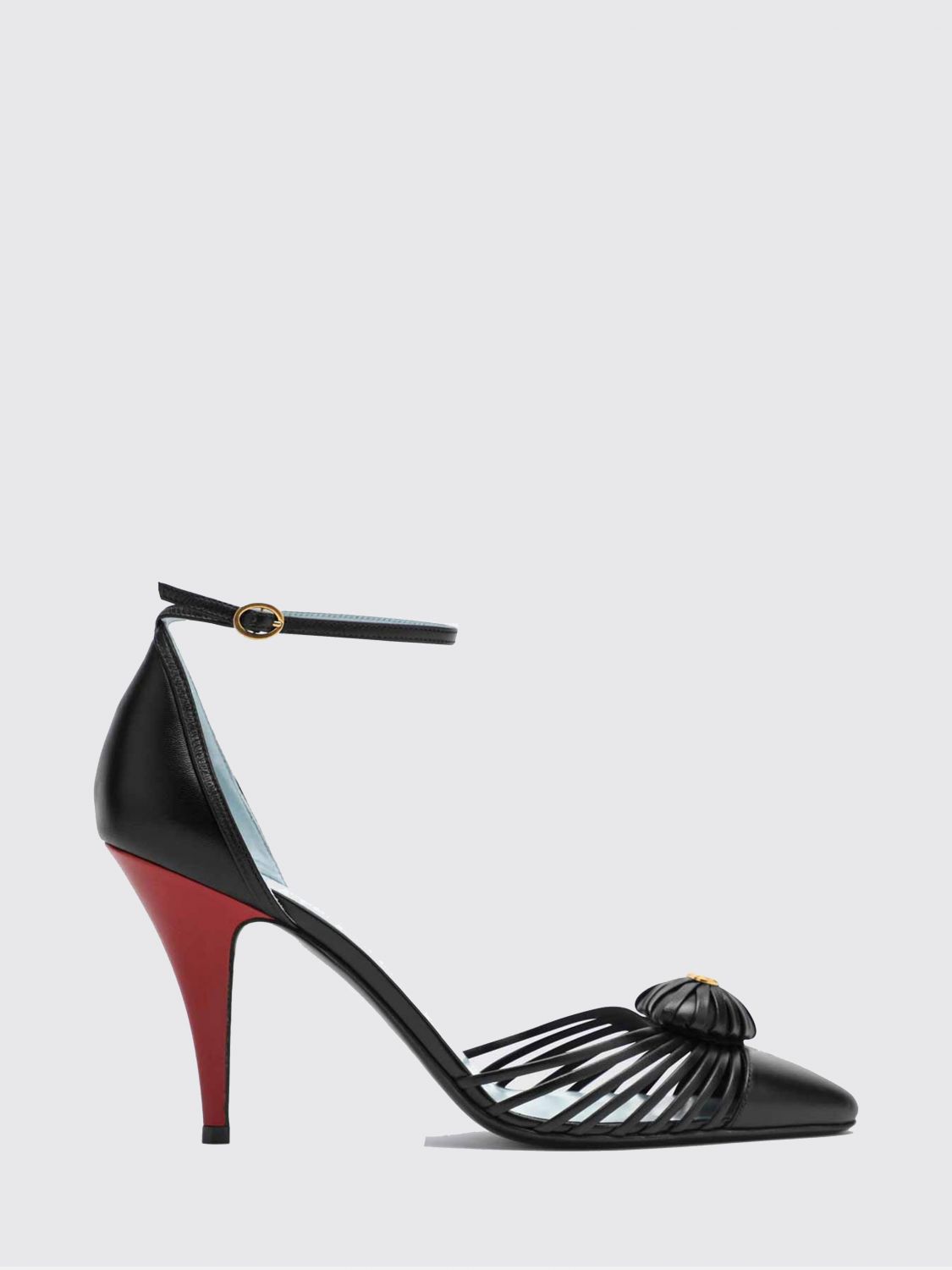 Valentino Pump Garavani Woman Color Black In Animal Print
