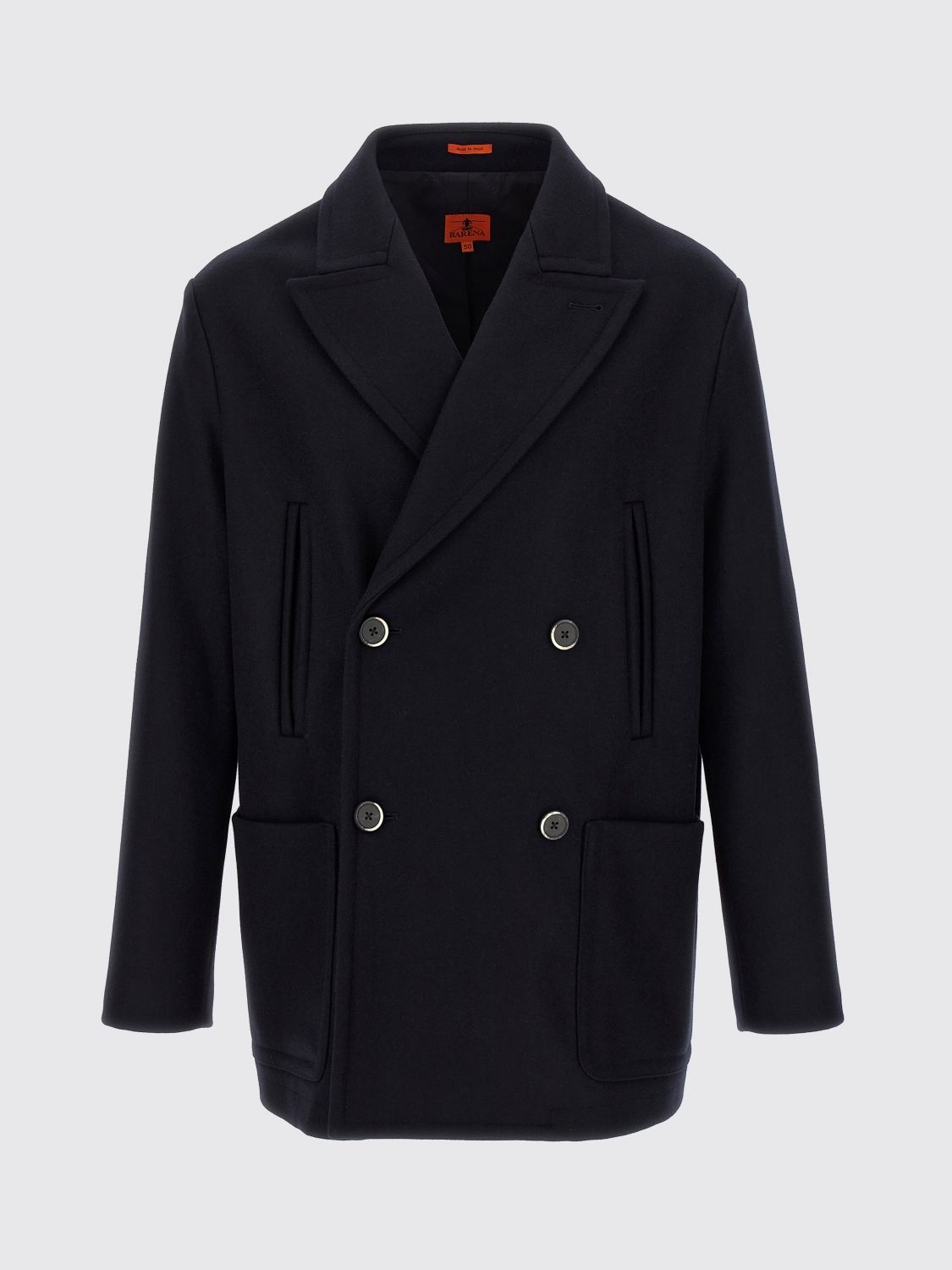 Barena Venezia Trench Coat Men Barena In Blue