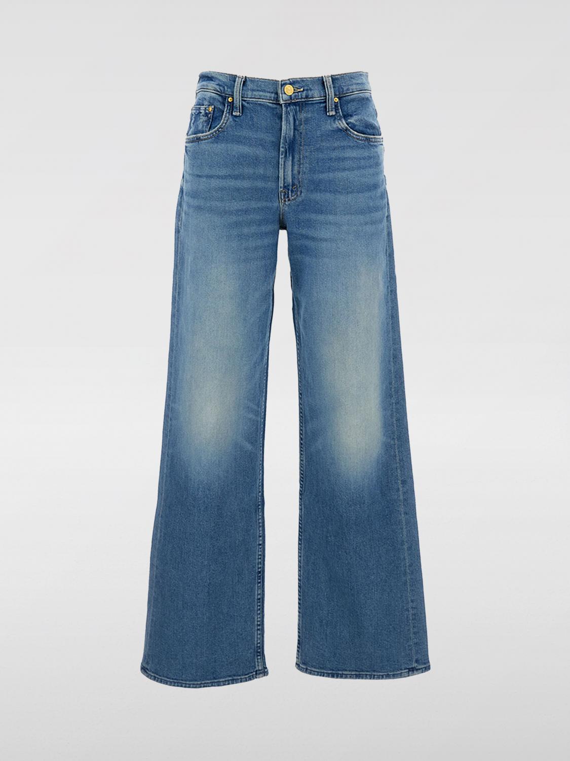 Mother The Spinner Zip Sneak Jeans In Blue