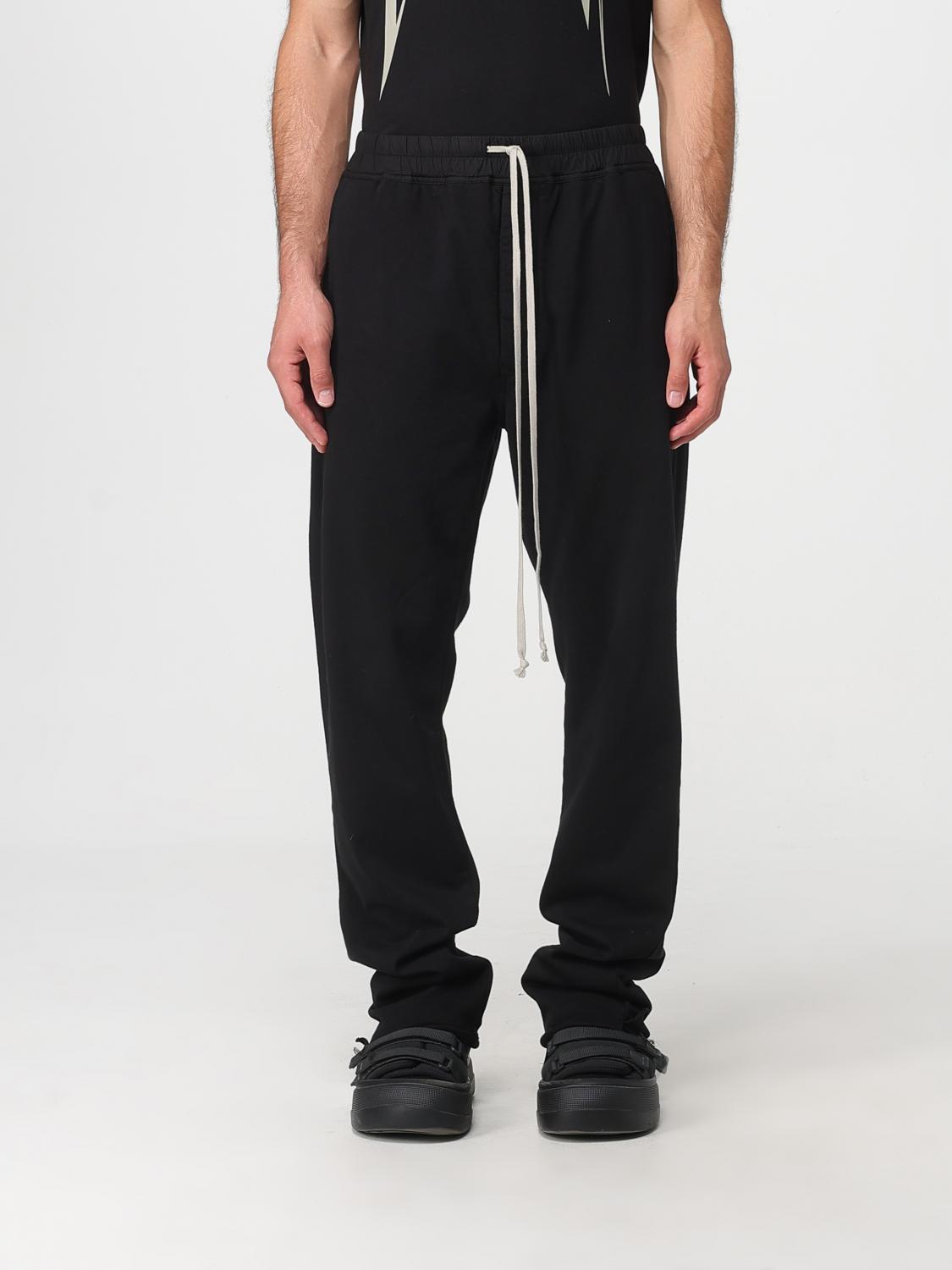 Rick Owens Drkshdw Berlin Organic Cotton Trousers In Black