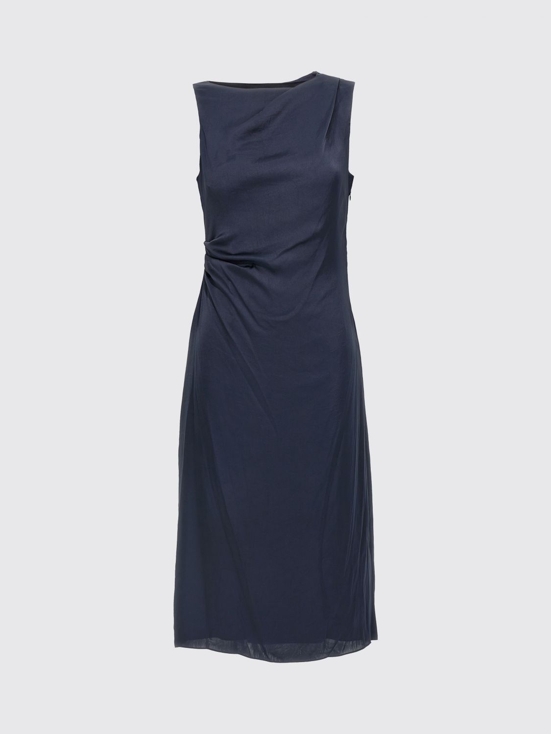 Theory Dress  Woman Color Blue In Multi