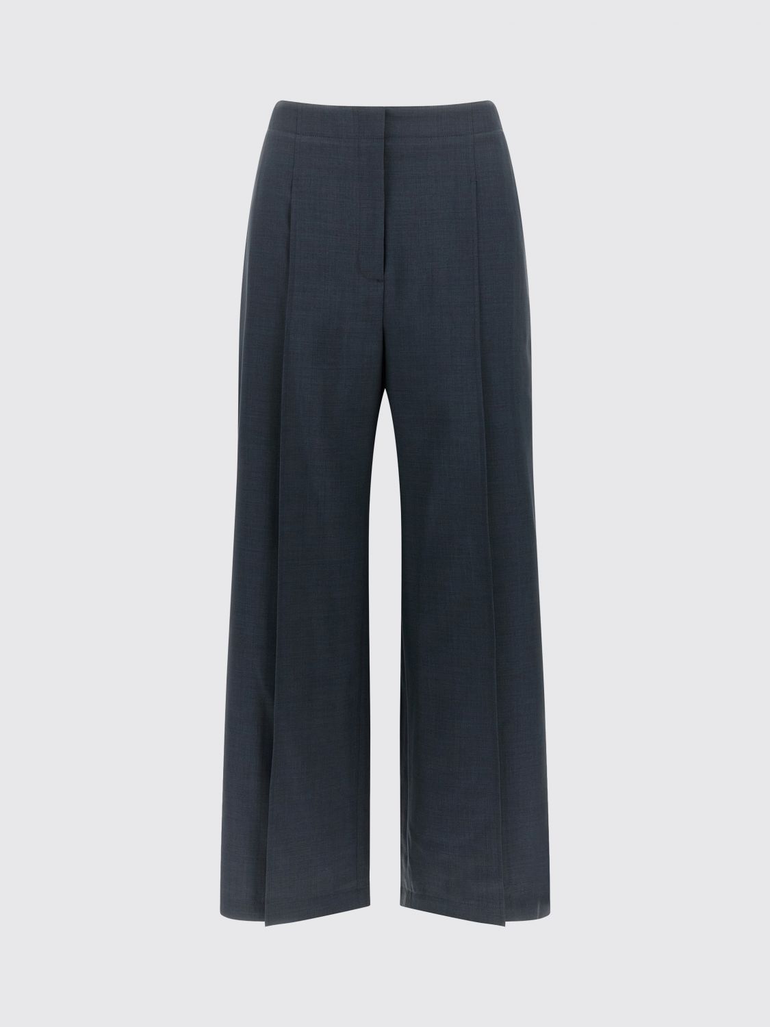 Theory Pants  Woman Color Blue In Animal Print