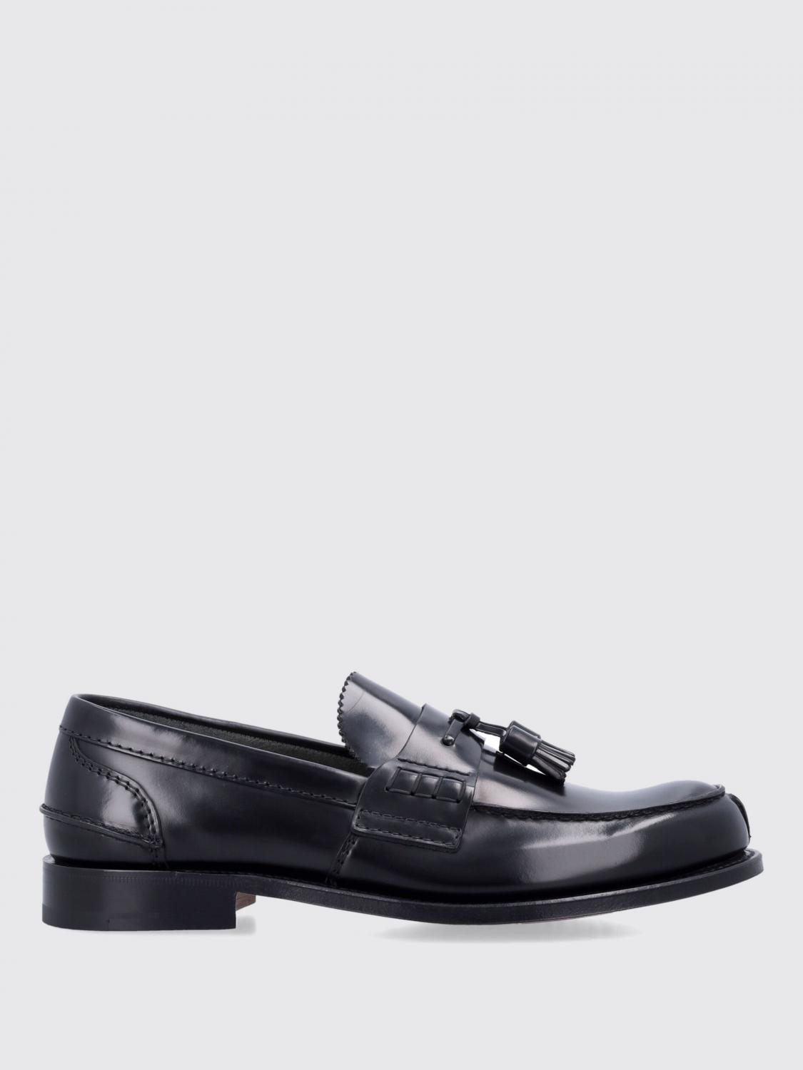 Church's Flat Shoes Woman Color Black In Black