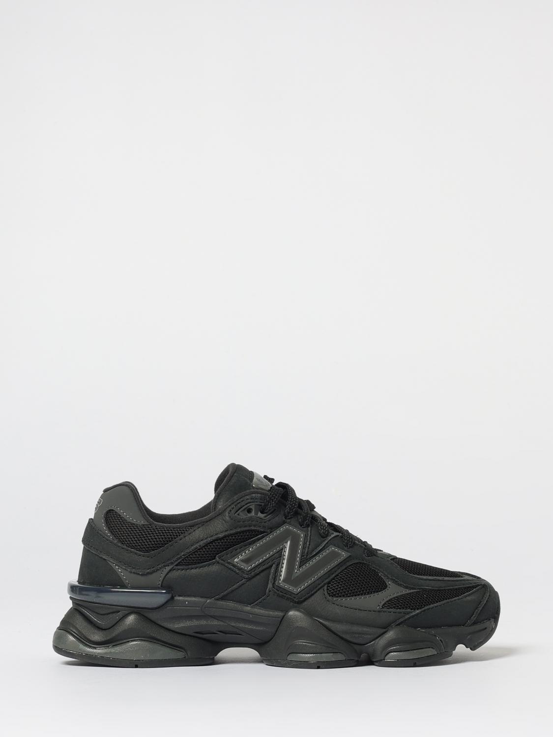 スニーカー 9060 MESH AND LEATHER SNEAKERS New Balance 9060 Mesh And Leather Sneakers In Black | ModeSens