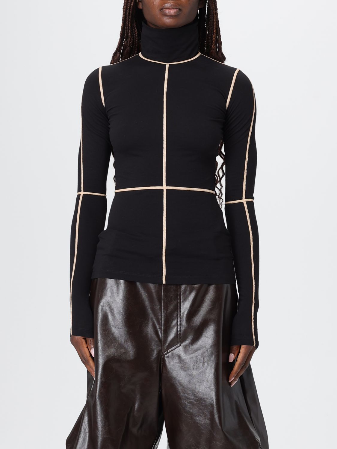 Mm6 Maison Margiela Bodysuit  Woman Color Black