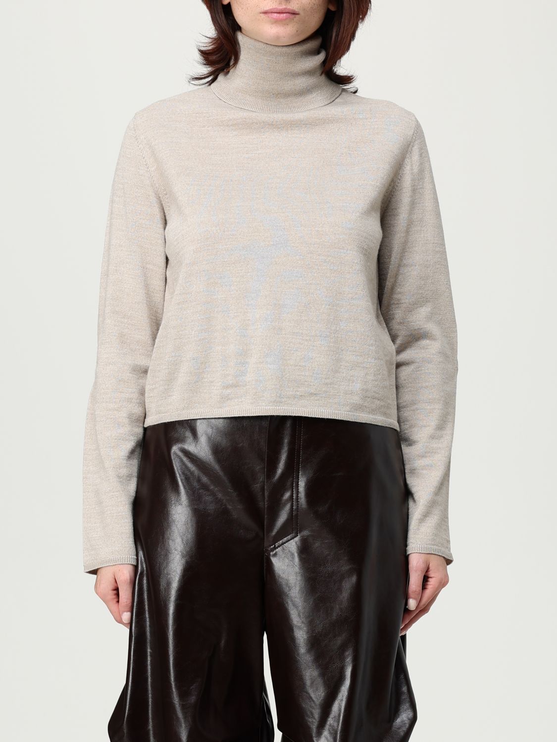 Mm6 Maison Margiela Sweater  Woman Color Beige In Gray