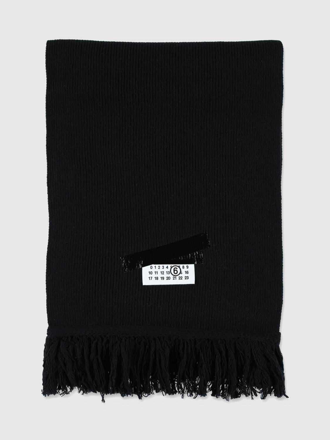 Mm6 Maison Margiela Scarf Men In Black