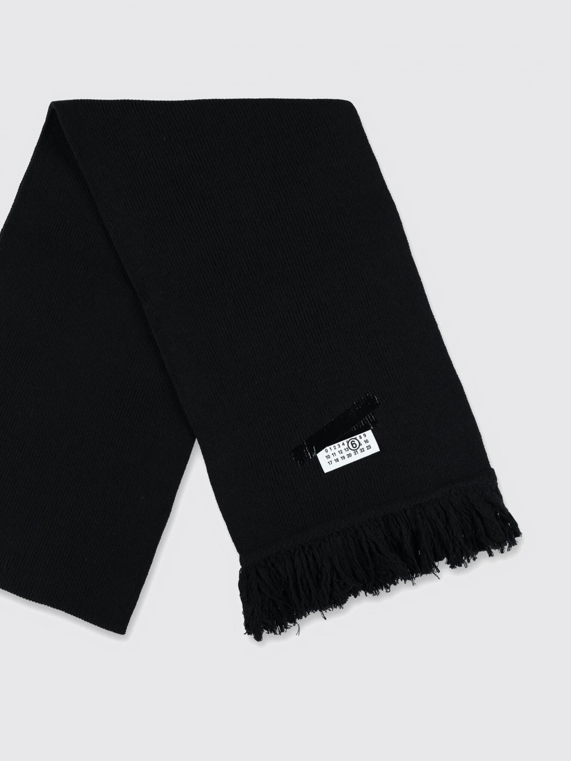 Mm6 Maison Margiela Scarf Men  In Black