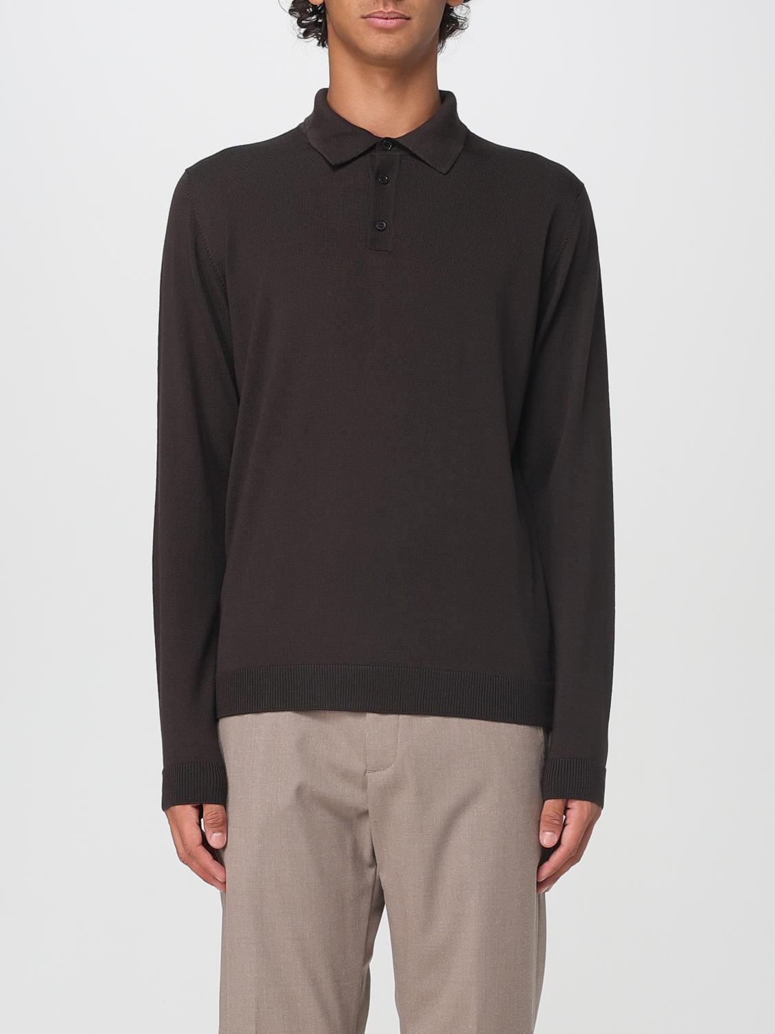 Roberto Collina Polo ml In Brown
