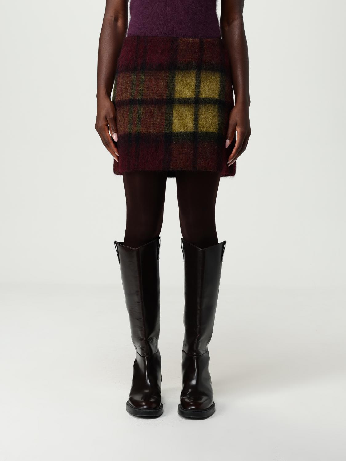 Roberto Collina Skirt  Woman Color Burgundy In Burgundy
