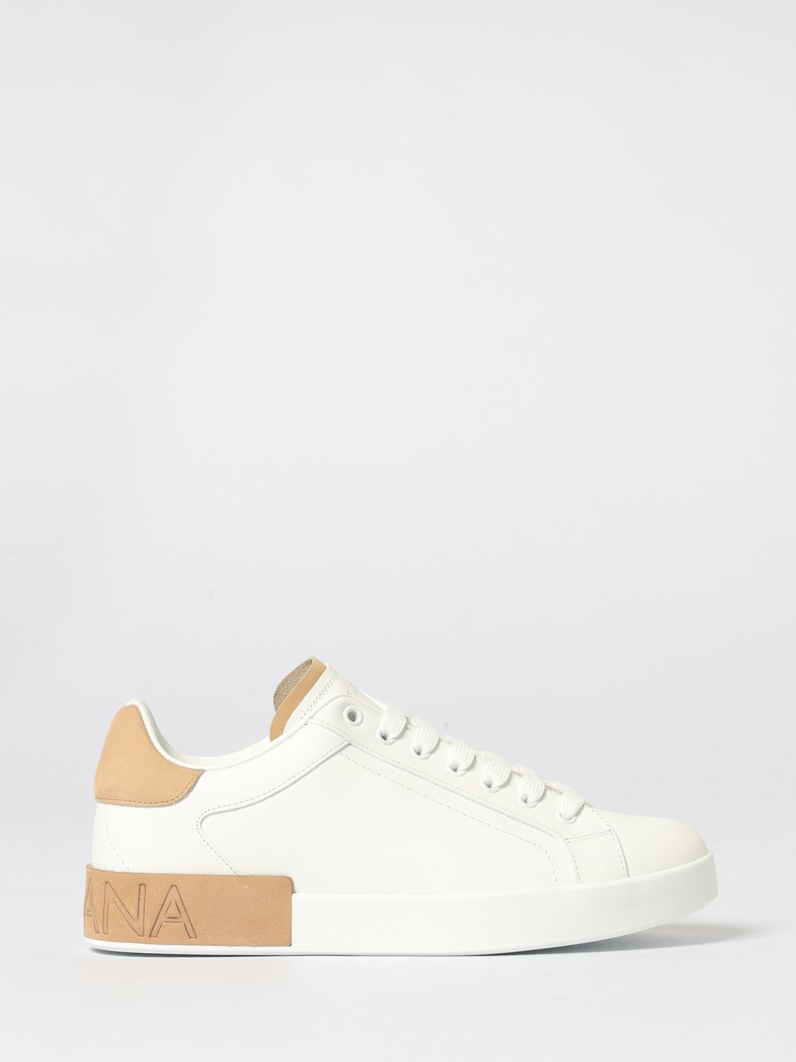 Dolce & Gabbana Men Logo Sneakers In White