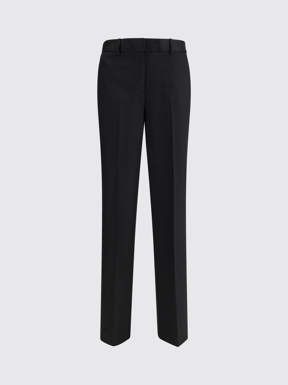 Lardini Straight Tailored Pants In Black