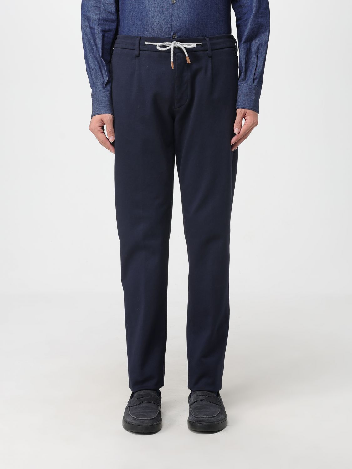 Eleventy Pants  Men Color Navy In Blue