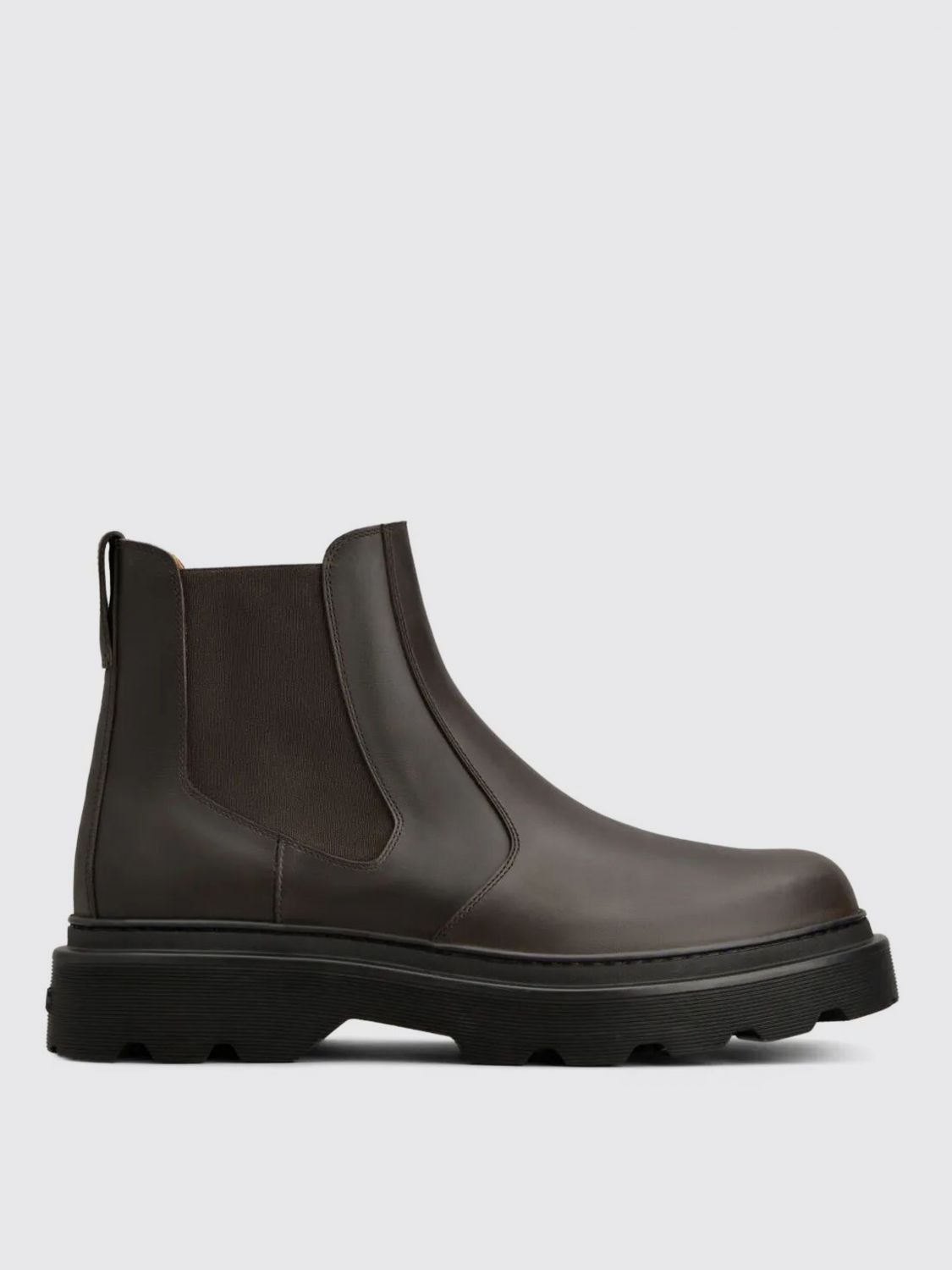 Tod's Leather Chelsea Boots In Brown