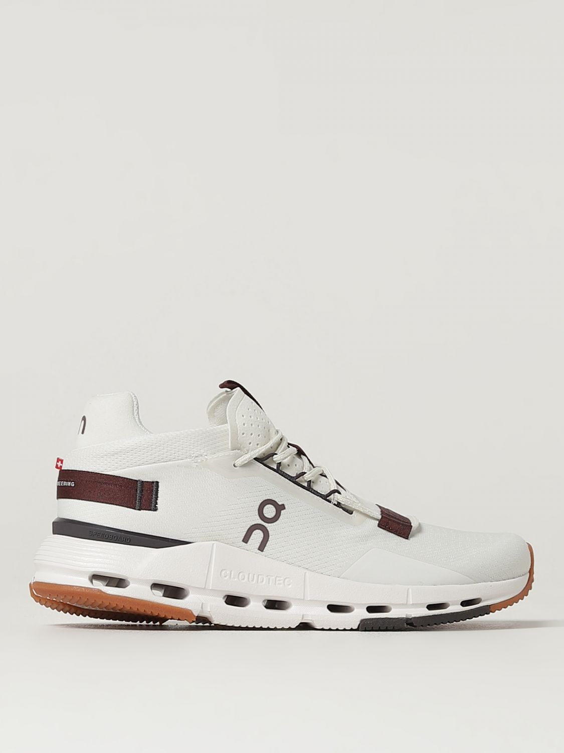 On Running Shoes Woman Color Ice In White