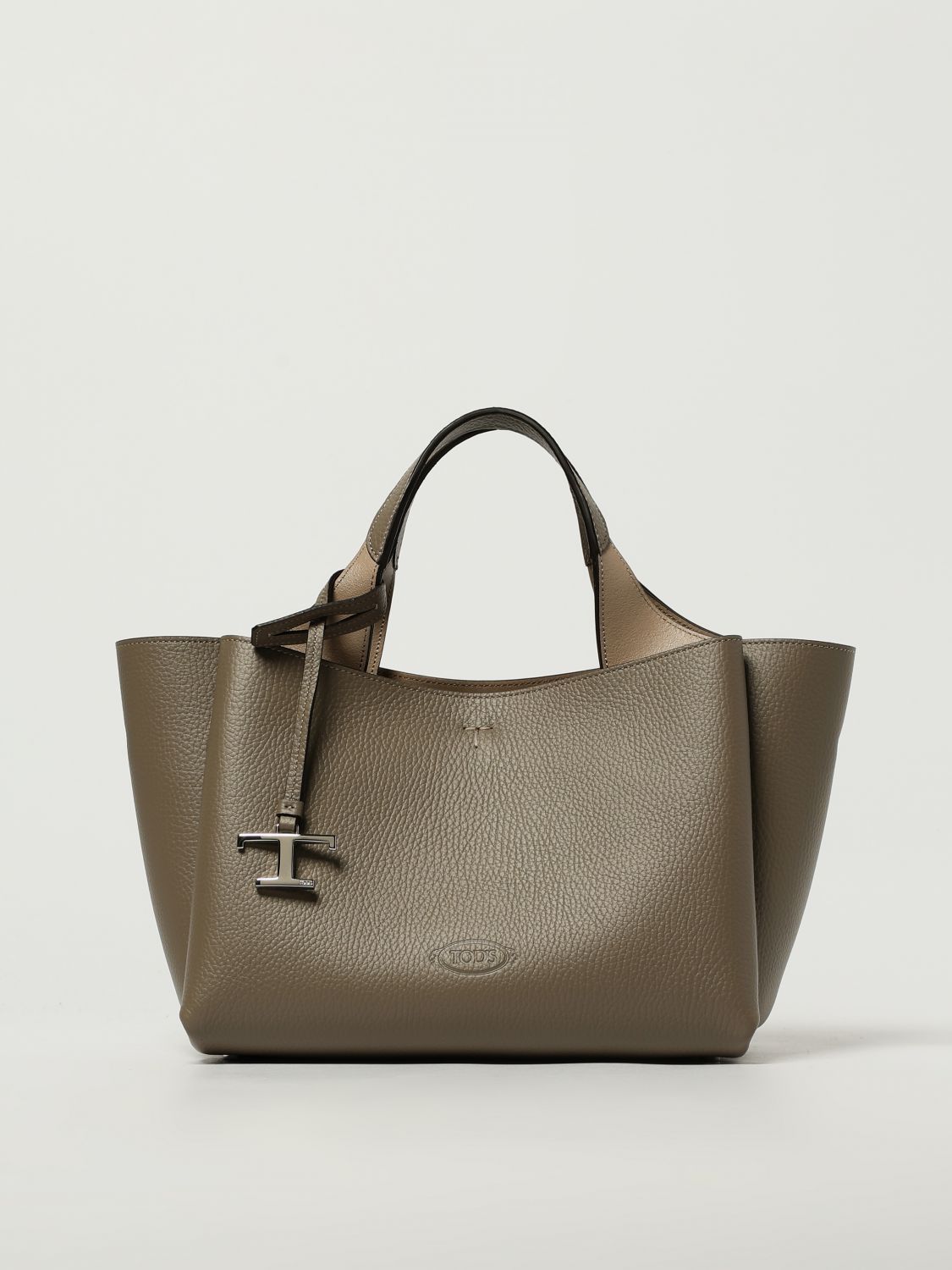 Tod's Shoulder Bag Woman Color Grey In Gray