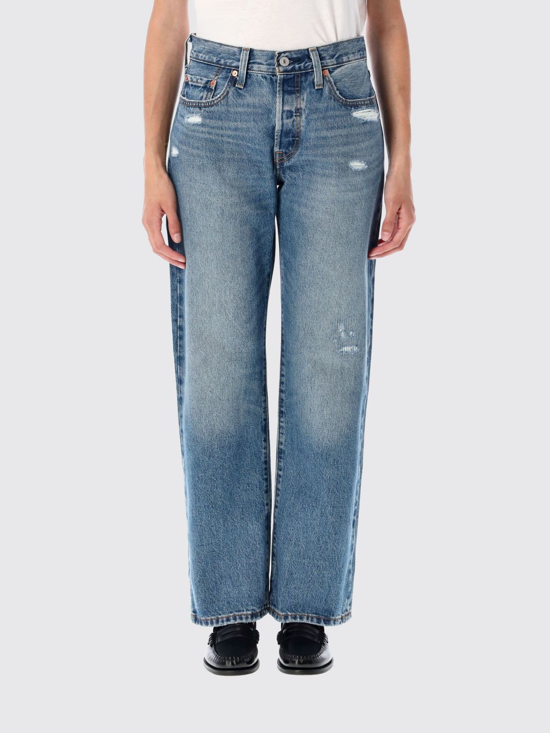 Levi's Jeans Woman Color Denim In Blue