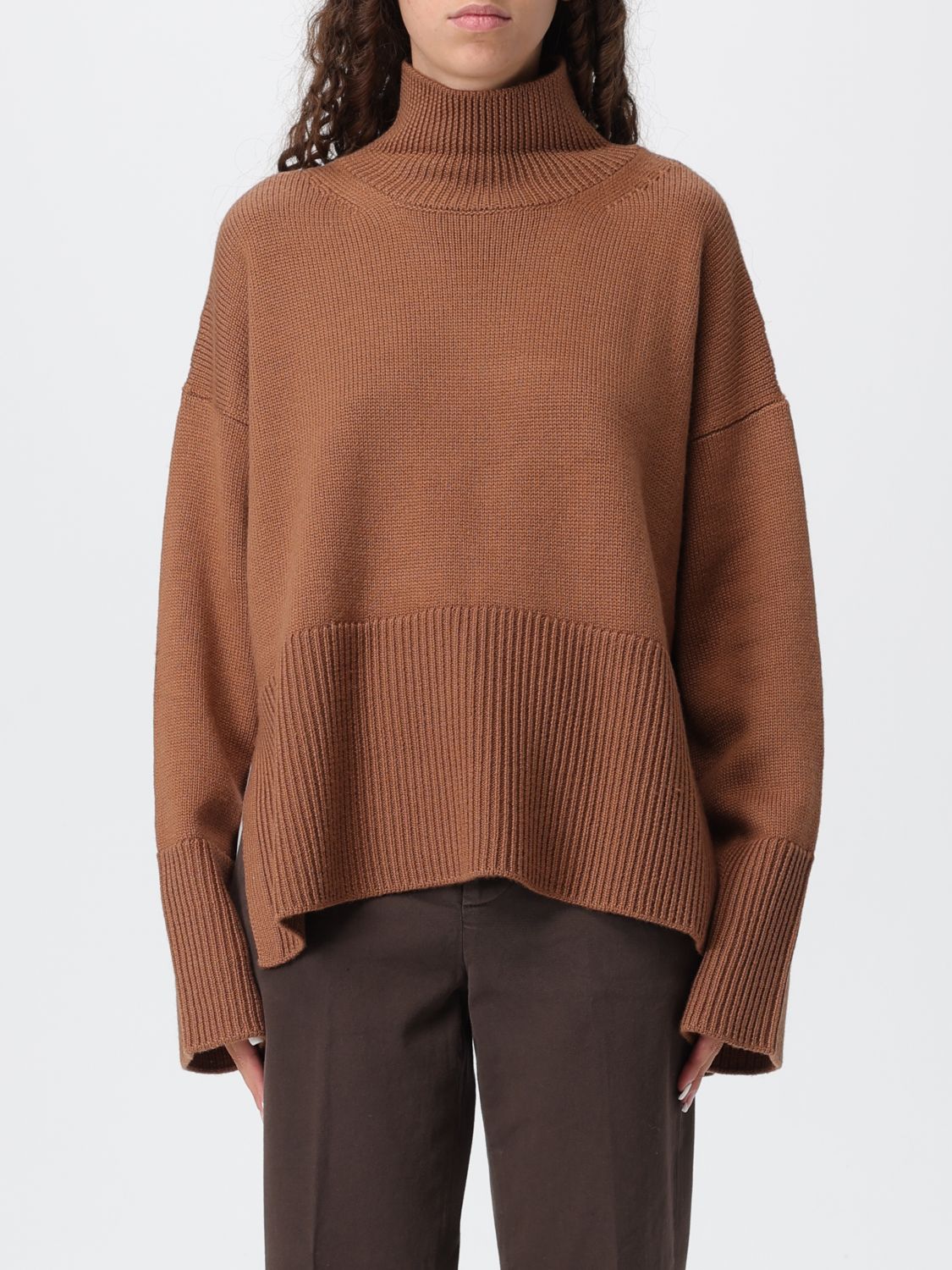 Dondup Sweater  Woman Color Brown In Brown