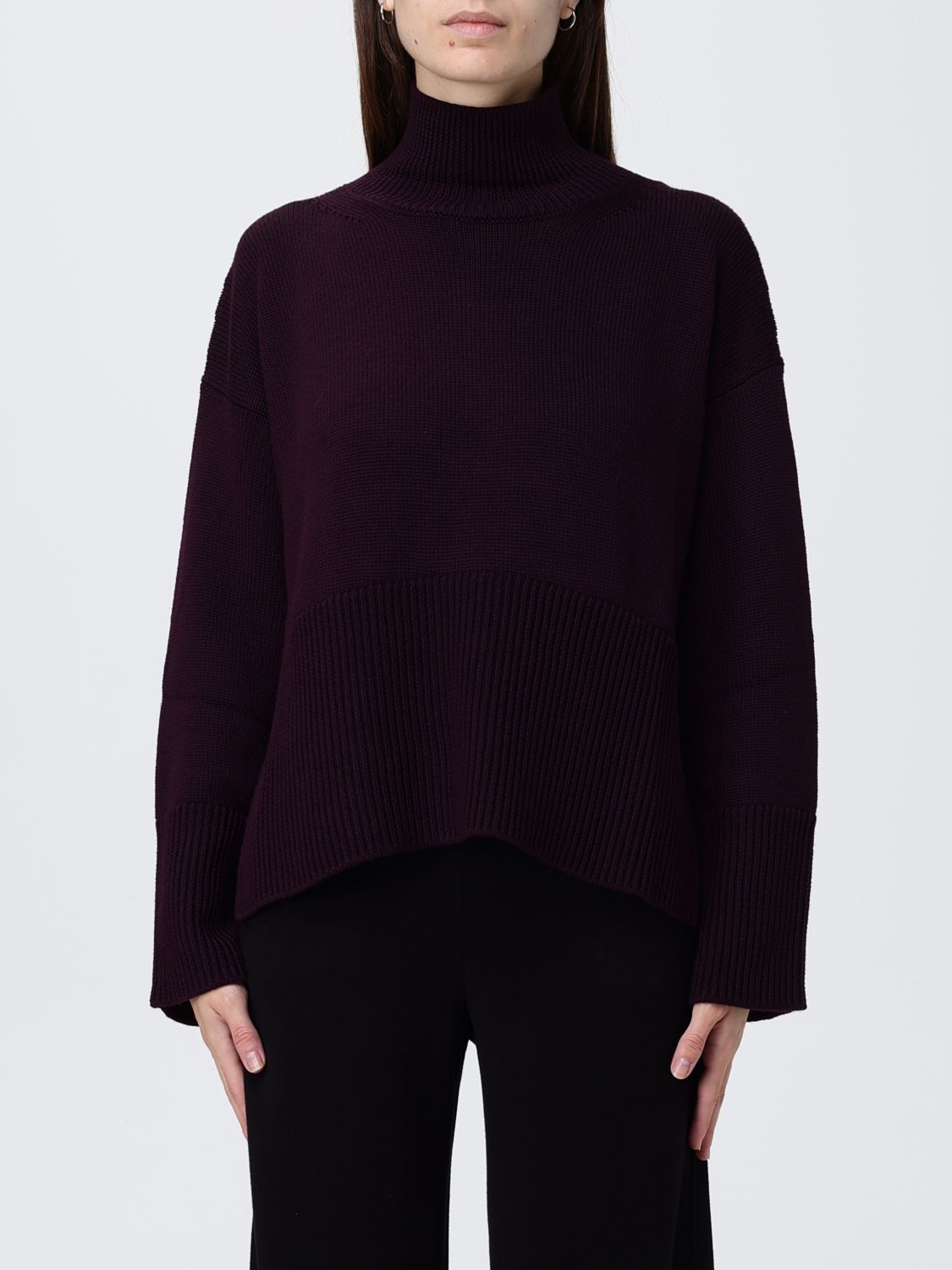 Dondup Sweater  Woman Color Burgundy In Burgundy
