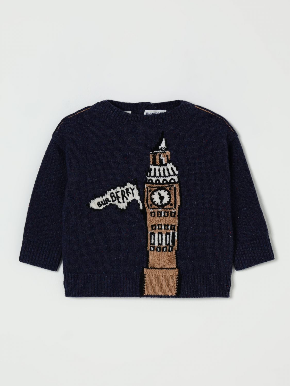 Burberry Sweater  Kids Color Beige In Blue