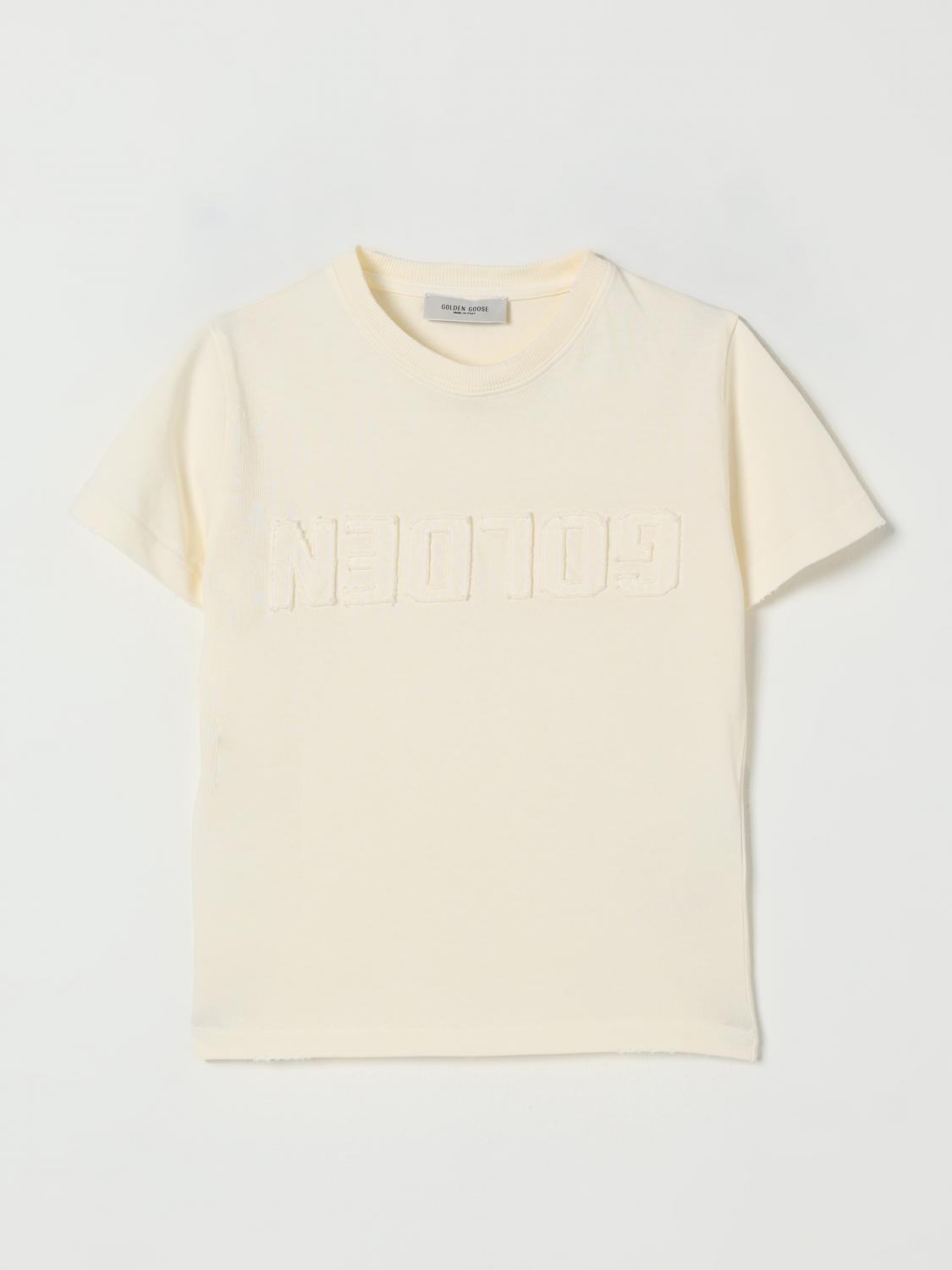 GOLDEN GOOSE T-Shirt Kids color Violet　GOLDEN GOOSE Tシャツ キッズカラー バイオレット GOLDEN