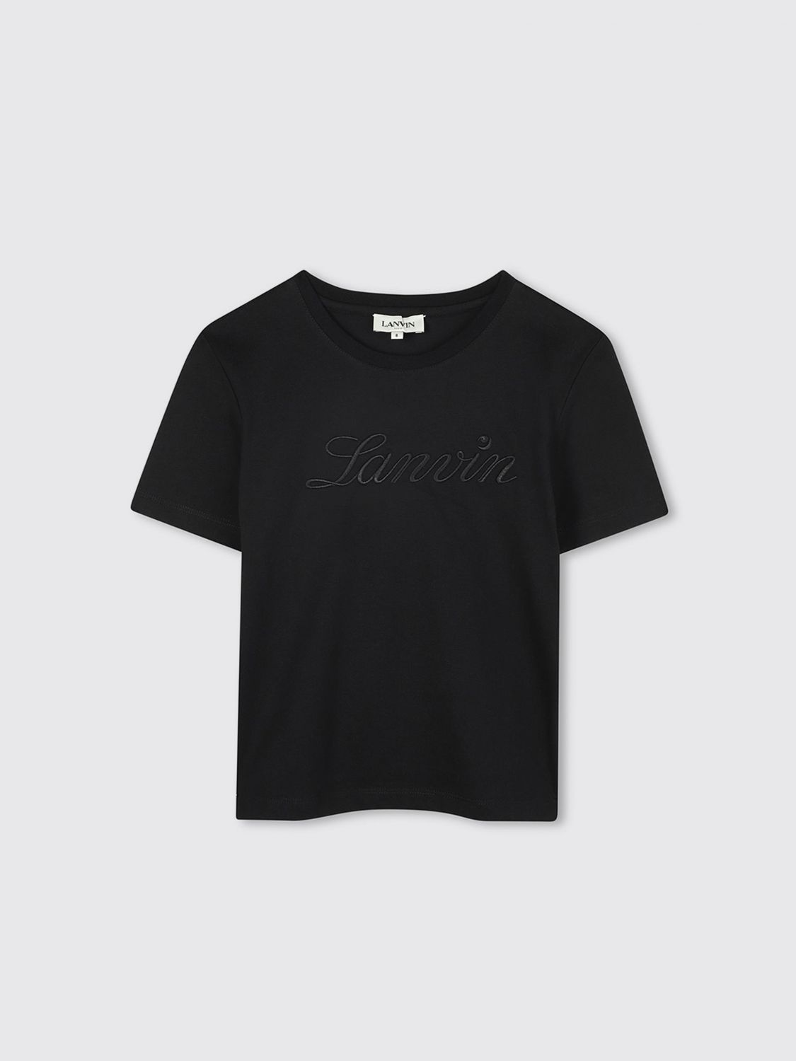 Lanvin T-shirt Kids Color Black In Black