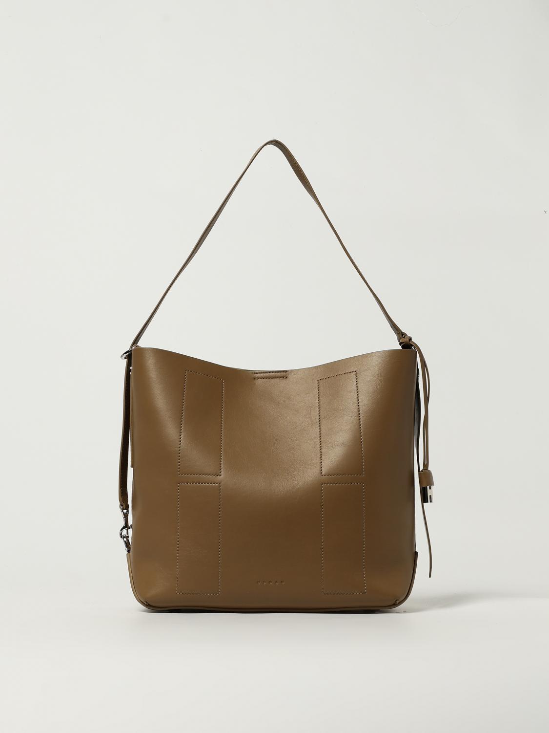 Hogan Medium Hocket Hobo Bag In Brown