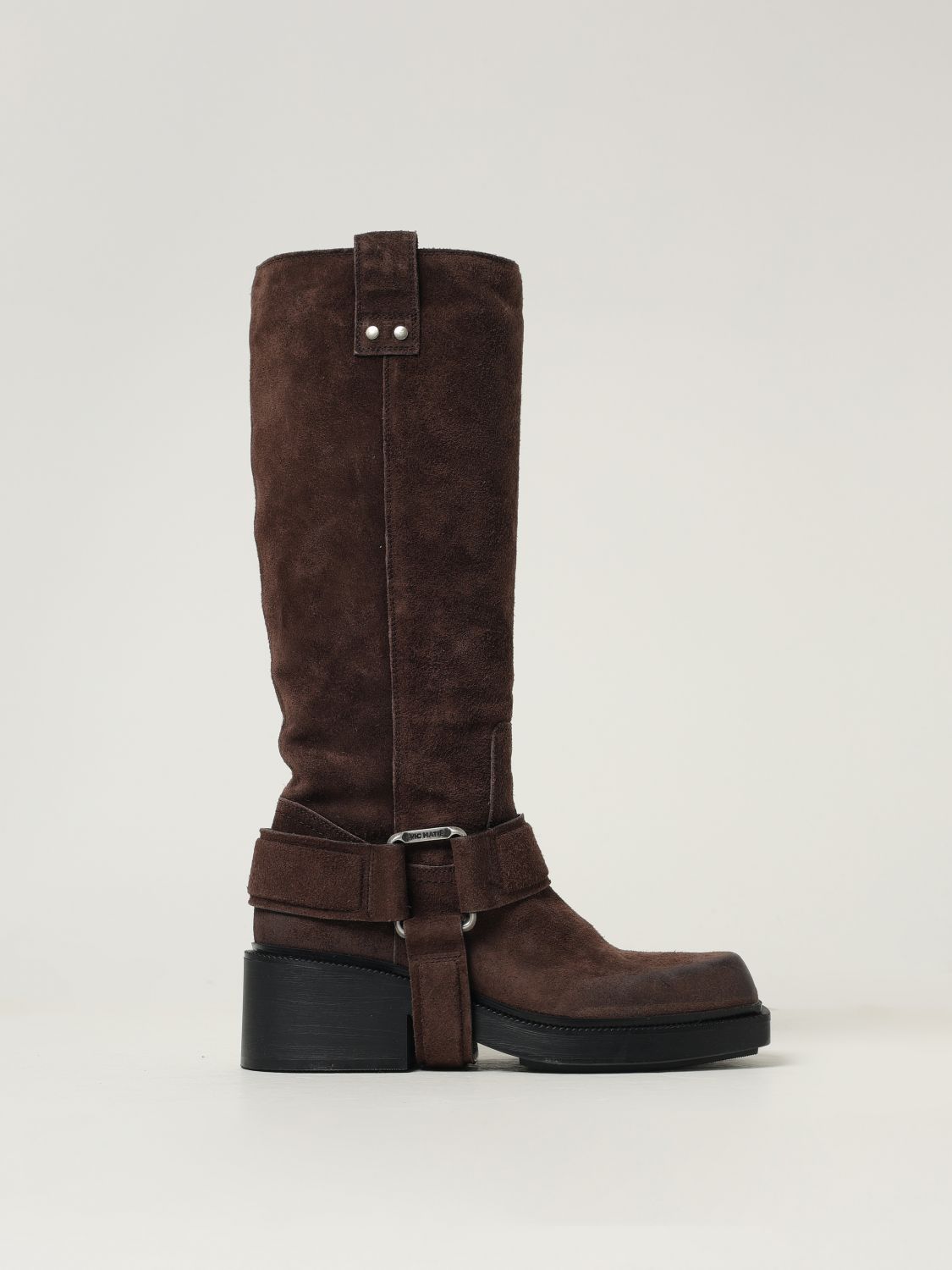 Vic Matie Flat Ankle Boots Vic Matié Woman Color Brown In Brown