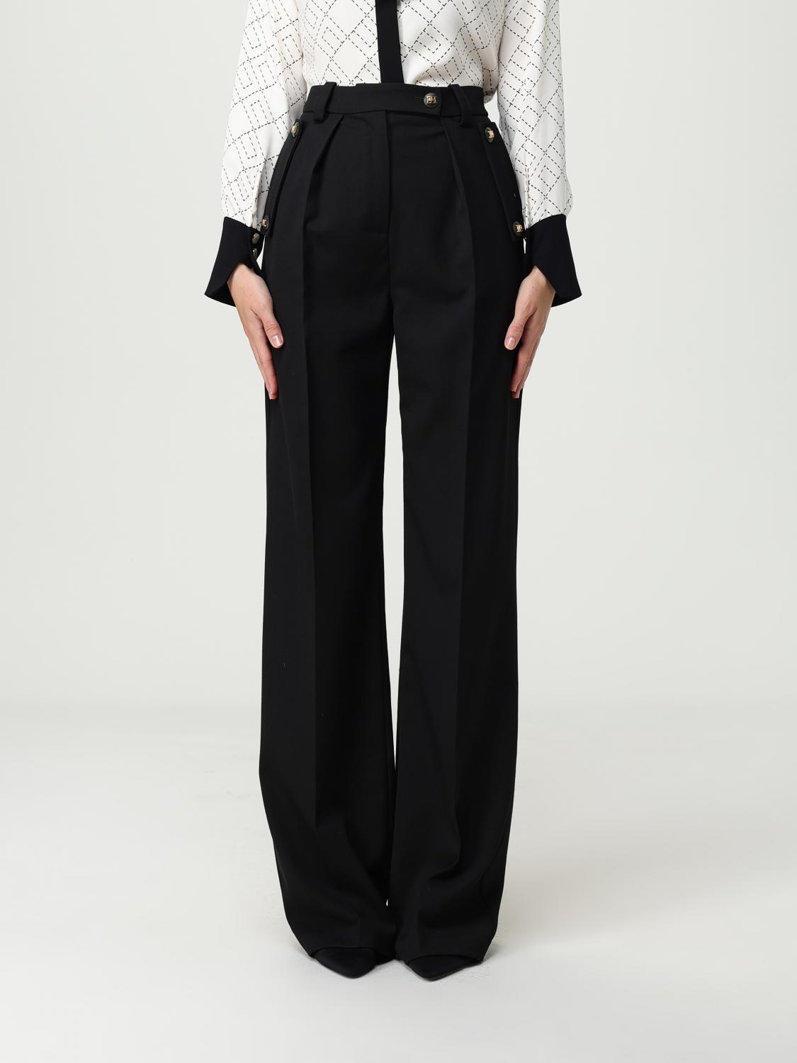 Elisabetta Franchi Trousers  Woman In Black