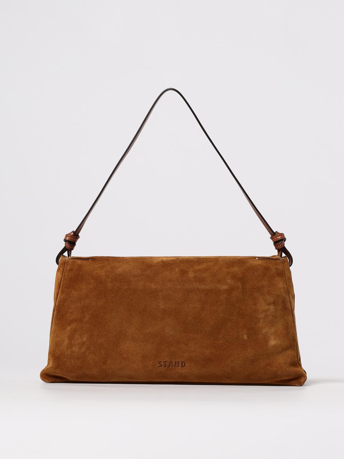 Staud Shoulder Bag  Woman Color Leather In Brown