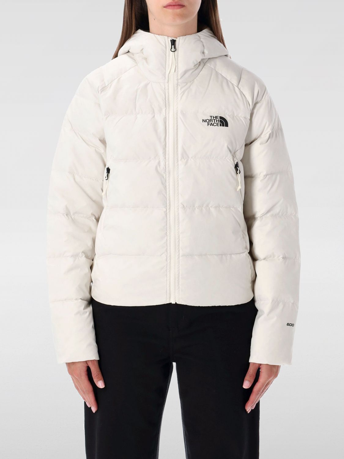The North Face Hyalite Down Hooded Coat In White