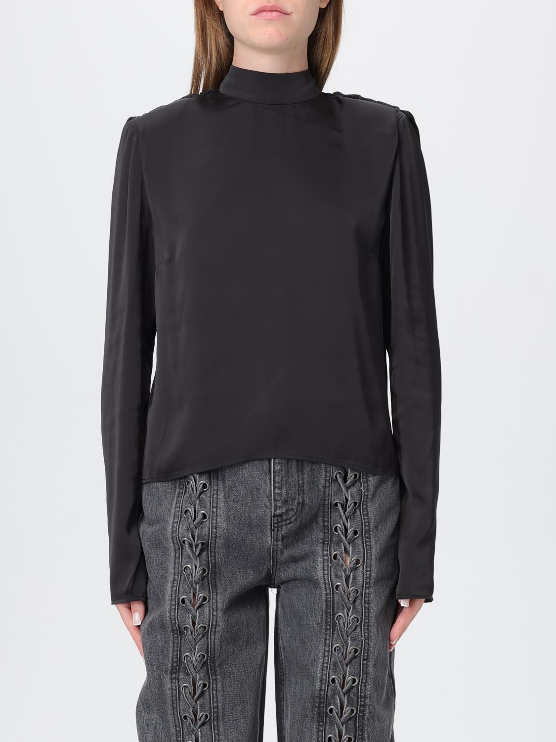Rotate Birger Christensen Top Rotate Woman Color Black In Black