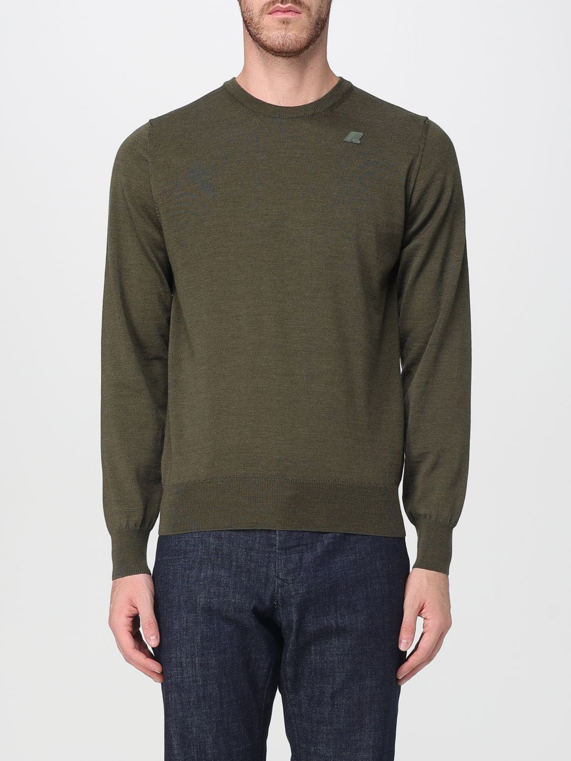 K-way Sweater  Men Color Military In Green