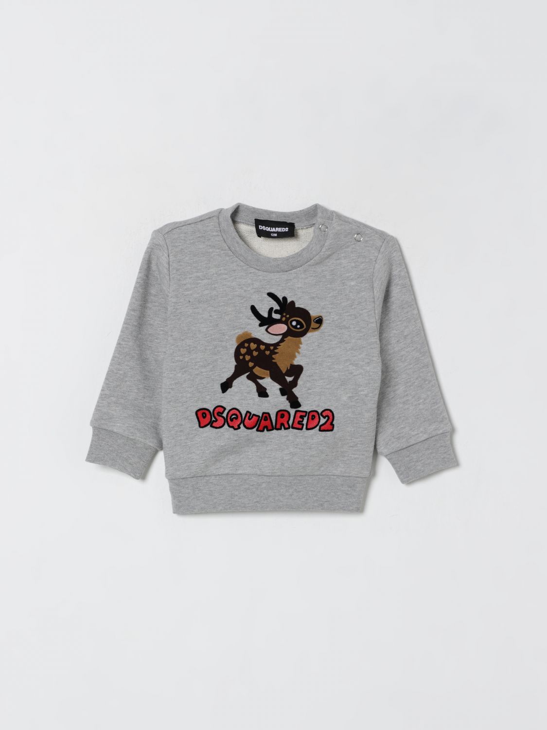 Dsquared2 Babies' Sweater  Kids Color Grey In Gray