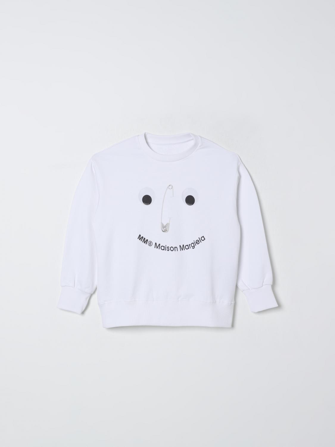 MM6 MAISON MARGIELA Sweater Kids color White　MM6 MAISON MARGIELA セーター キッズカラー ホワイト MM6