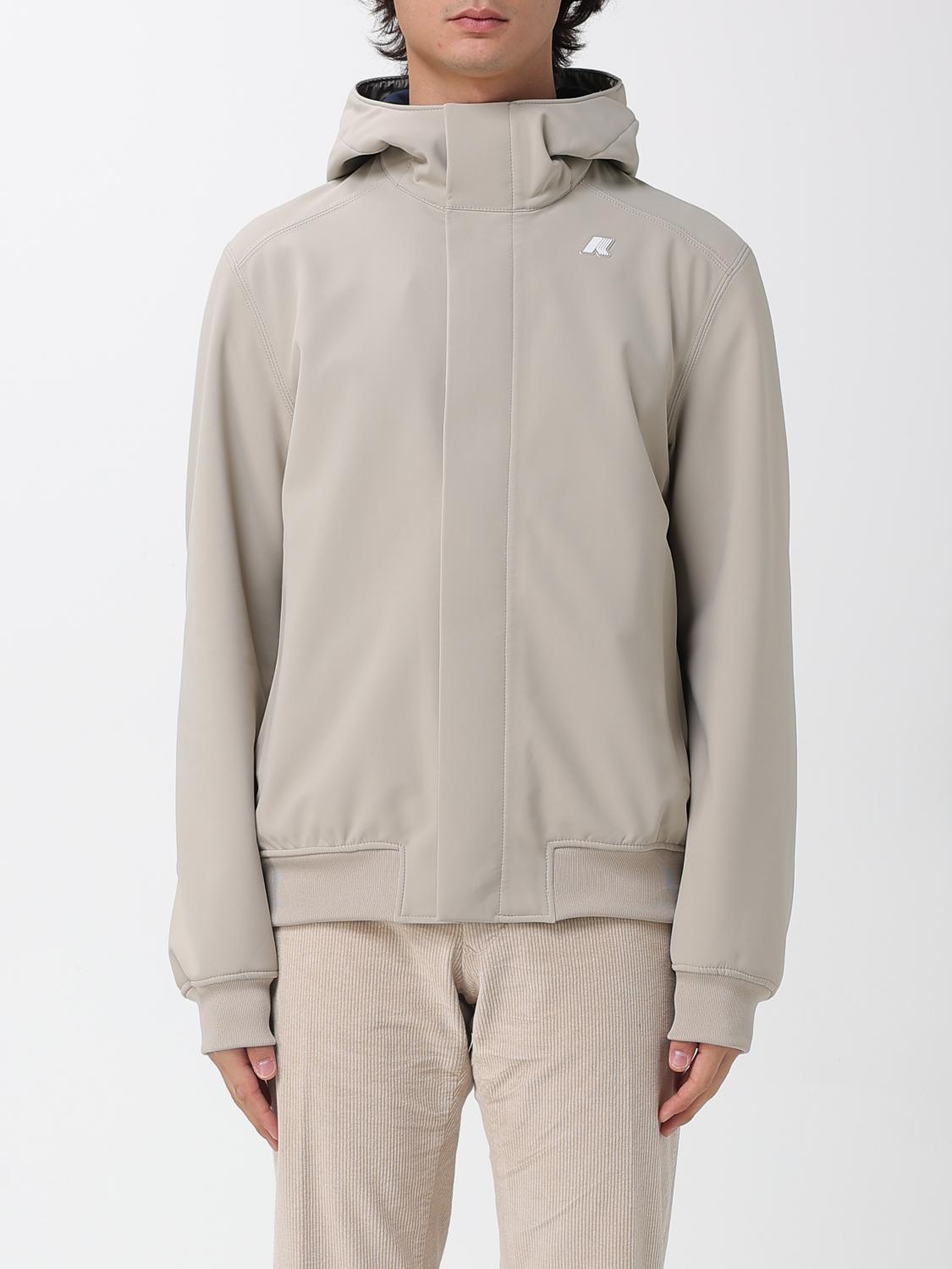 K-Way Herren Beige Jacket Men Color
