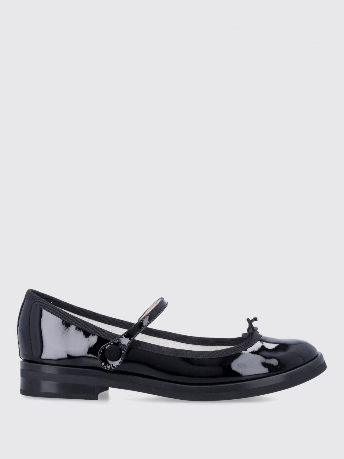Repetto Patent-leather Bow Ballet Flats In Black