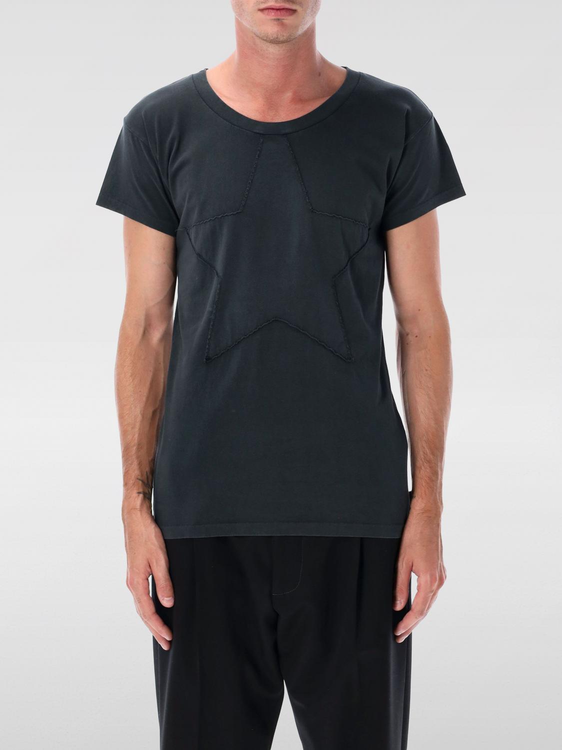 Mm6 Maison Margiela Ανδρών Μαύρο T-Shirt Men Color