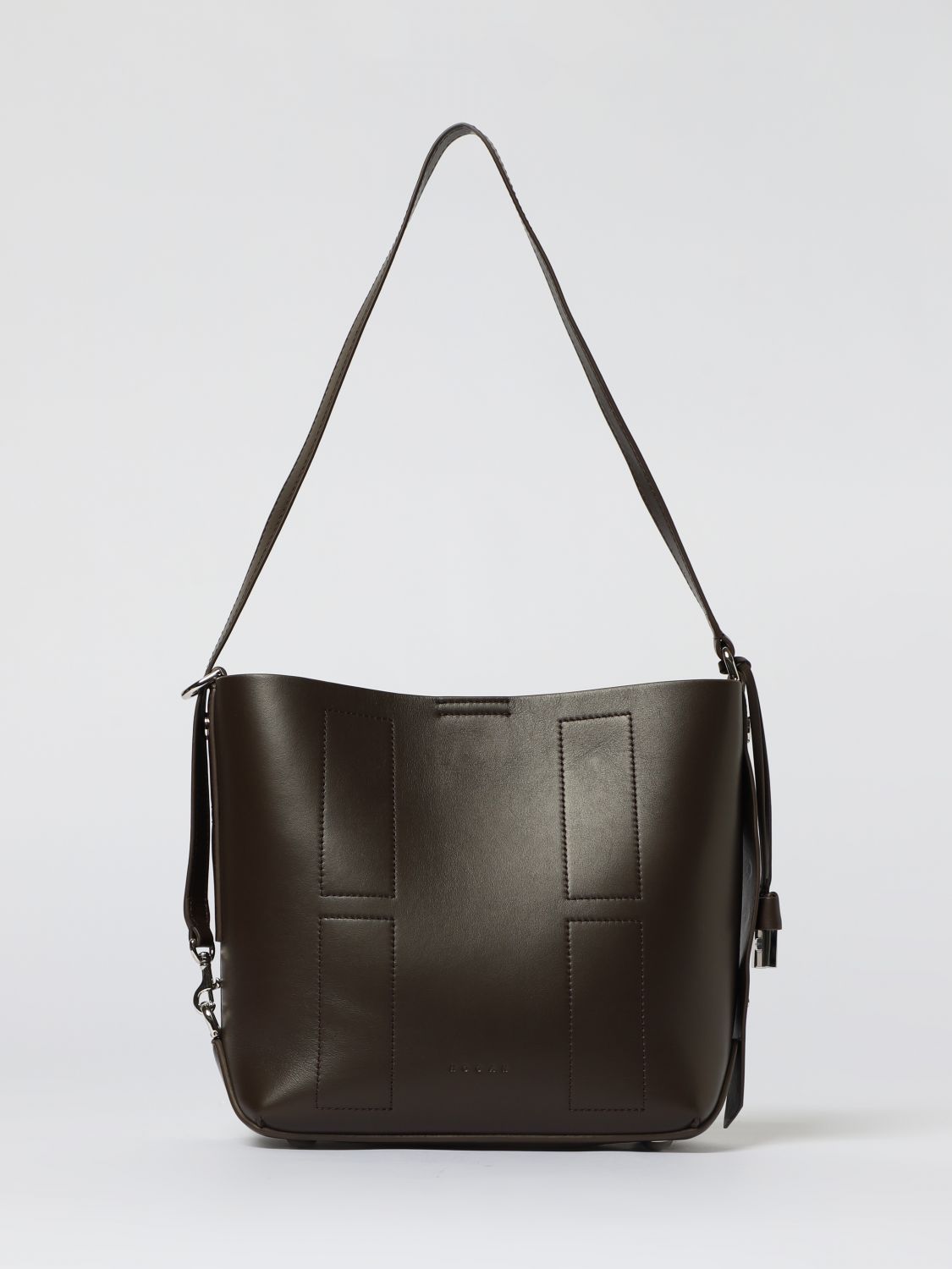 Hogan Brown Hocket Medium Hobo In Brown