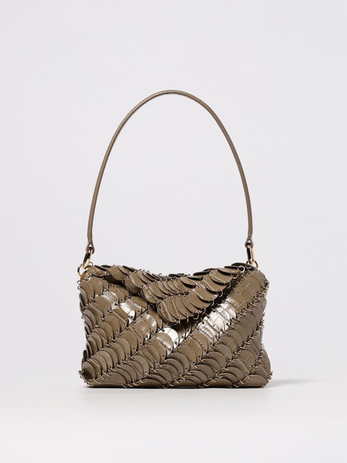 Rabanne Shoulder Bag Woman Color Grey In Gray