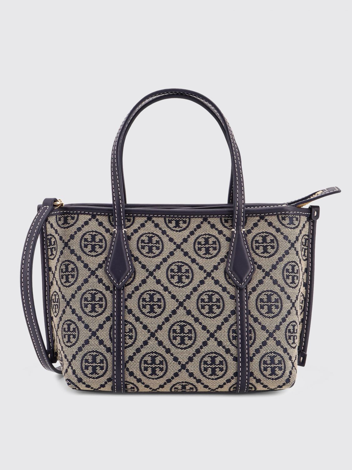 Tory Burch Perry T Monogram Mini Tote Bag In Multi