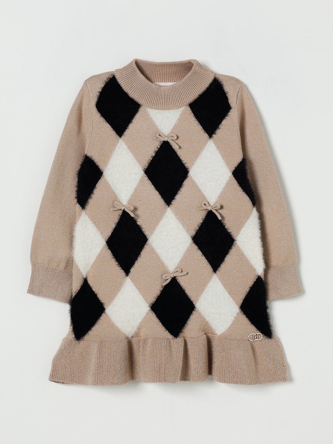 Liu •jo Dress Liu Jo Kids Color Beige In Multi