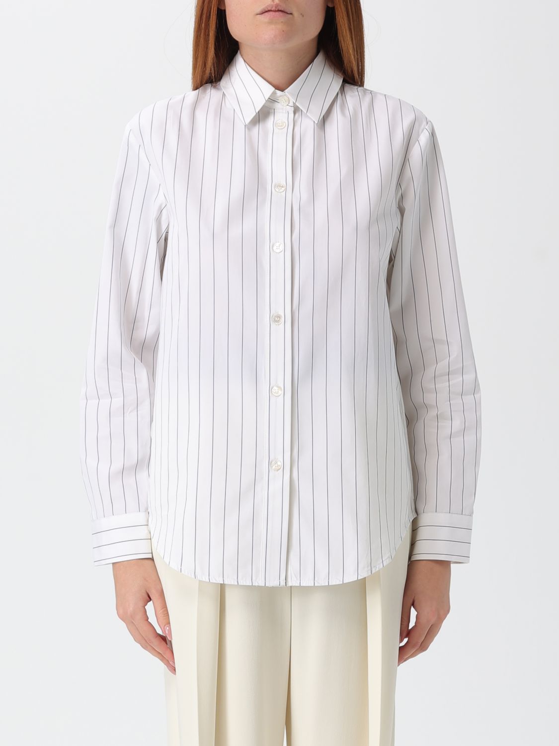 Mm Max Mara Shirt  Woman Color White In White