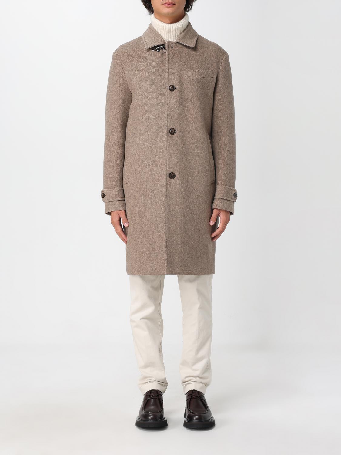 Fay Coat  Men Color Brown In Brown