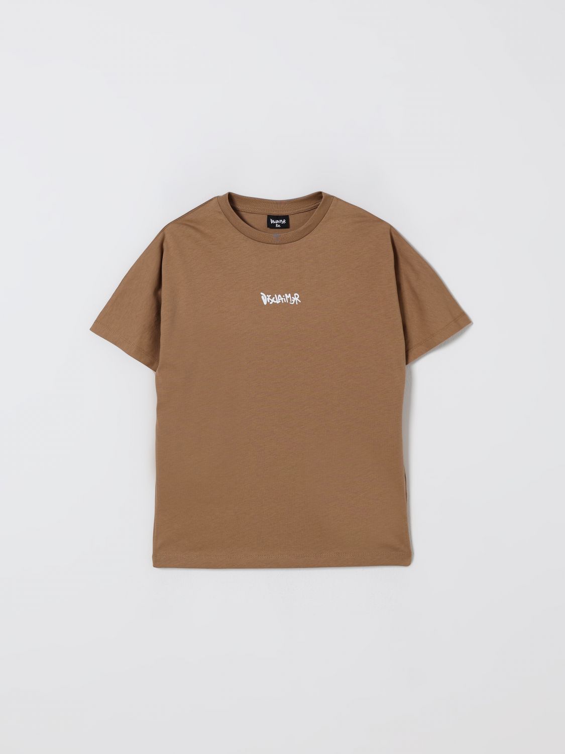 Disclaimer T-shirt  Kids Color Brown