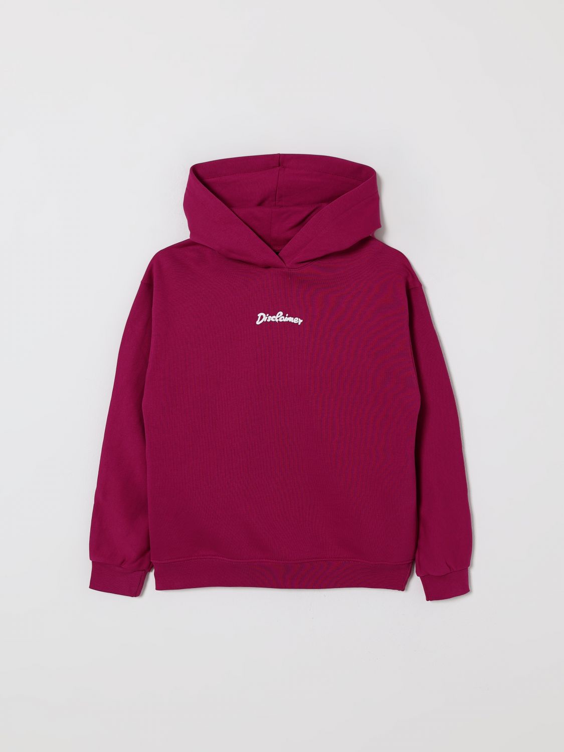 Disclaimer Sweater Kids Color Wine In Burgundy